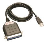 LINDY USB to Parallel Converter Cable, 2m