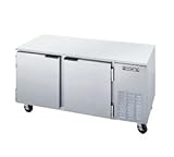 Beverage Air UCR67A 67" 2 Door Undercounter Refrigerator | 19.2 Cu. Ft.