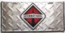 International Trucks License Plate (Diamond Plate)