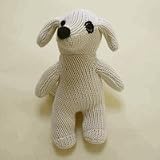Sckoon Organic Cotton Natural Baby Plush Toy Doll Dog