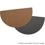 Copperfield 47150 Charcoal Half Round Hearth Rug, 27 x 48 Inch, 100% Fiberglass