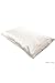 Fishers Finery 19mm 100% Pure Mulberry Silk Pillowcase, Good Housekeeping Quality Tested (White, K)