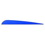 100 - Pk. 4" AAE Plastifletch Vanes, BLUE