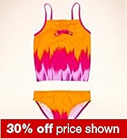 Square Neck Dip Dye Tankini