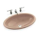 Bathroom Sink Drop In Self Rimming by Kohler - K-2220 in Almond