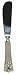 Decorative Spreader with Fleur De Lis Handle Set / 4