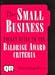 Book The Small Business Pocket Guide to the Baldridge Award Criteria