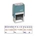 SHA40330 - Self-Inking Message Dater, Paid/Faxed/Received, Blue/Red Ink