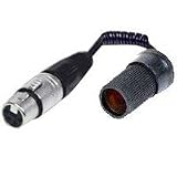 NRG Coiled Extension Cable - Power cable - 4 pin XLR (F) - automobile cigarette lighter (F) - 3 ft