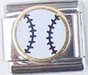 Clearly Charming Baseball Italian Charm