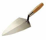 Rose Philadelphia Pattern Brick Trowel 11 blade, 5-1/2 Standard Shank Leather Handle