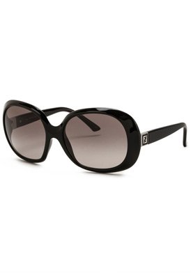 Fashion Sunglasses: Black/Gray Gradient