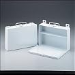25 Person- empty metal case- 1 shelf- w/ handle & mounting hardware- 10-1/2 in. x7-1/2 in. x2-1/2 in. - 1 ea. At Home Emergency