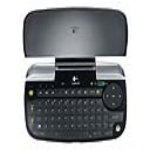 Logitech diNovo Mini - Keyboard - wireless - Bluetooth - Dual-purpose ClickPad - USB wireless receiver - silver midnight black - English - United Kingdom