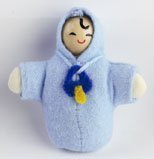 Small World Toys Ryans Room Hey Baby! Wood Baby Doll
