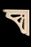 7"x1-1/2" Oak Sunburst Bracket [CAPITOL CITY LUMBER]