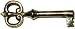Cast Brass Key 2-7/16 IN Long