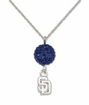 San Diego Padres Ovation Crystal Necklace