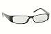 NIGHT DRIVING GLASSES WITH CLEAR POLYCARBONATE DOUBLE SIDED ANTI-REFLECTIVE COATING, SCRATCH COATING AND UV PROTECTION - BLACK PLASTIC FRAME - 54-16-135.