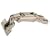 Euro Concealed Cabinet Hinge, Full Overlay, TB42, 165 Degree Opening, Nickel