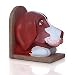Cedar and papier mache bookends, 'Beagle' (pair) Image