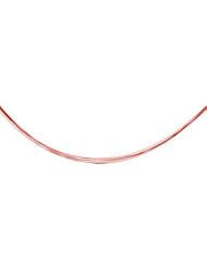 7 Row Orange Coated Cable Chain With 14K Goldy Clasp Stainless Steel Ch739