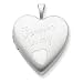 Genuine IceCarats Designer Jewelry Gift Sterling Silver 20Mm Forever In My Heart Locket