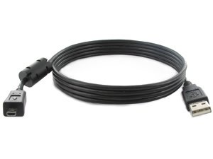 USB Cable-Lead 6ft/1.8m Type A Male - Mini-B 8 Pin Flat for Digital Camera