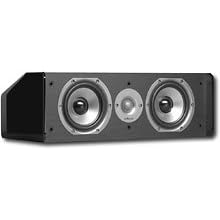Polk Audio CS10 Center Channel Speaker (Single, Black) by 