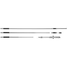Starrett 124MC Solid-Rod Vernier Inside Micrometers Set, 200-800mm Range, 0.01mm Graduation, +/-0.003" Accuracy, Without Case