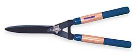 Westward 2ZB49 Hedge Shear - 10 In Blade - Wood Handle