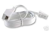 Telephone Extension Lead (Uk) @ 5 Mtr Free Postage
