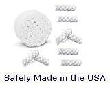 Super Absorbent Dental Braided Cotton Rolls for Saliva Control During Teeth Whitening Procedures / 50