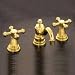 Kohler K-6811-3 Vibrant Brushed Bronze IV George Brass Widespread Lavatory Faucet w/ ...