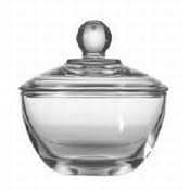 64192B 8OZ CRYSTAL SUGAR W COV COLOR:CRYSTAL SIZE:8 OZ. SOLD: 4 PACK by Anchor Hocking