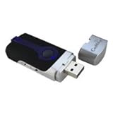 Canmore GT-730FL-S USB GPS Tracker Stick Data Logger (Built-in Rechargeable battery, WAAS, A-GPS, 256,000 Waypoints, 65 ch...