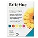 BriteHue Multipurpose Colored Paper 24lb 8-1/2 x 11 Assorted 250 Sheets/Pk