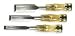 Westward 4YR15 Wood Chisel Set, 3 PC