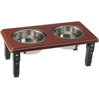Posture Pro Diner Table with 2 Bowls, 2 Qt Cherry