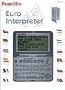 FRANKLIN ELECTRONIC Franklin Euro Interpreter, 12 Languages Plus Travel Tools