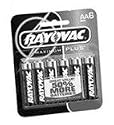Spectrum/ Rayovac #815-6 RAYO 6PK AA Alkaline Battery