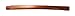 SMOOTHIES Brown Flat Curved Bobbie Pins, 4 CT