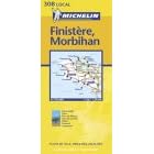 Michelin Map 11308: Local France - Finistere / Morbihan (Michelin Local Maps)