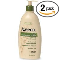 Aveeno Active Naturals Daily Moisturizing Lotion, 18-Ounce Pump (Pack of 2)