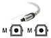 Belkin Pure AV Silver Series - Digital audio cable (optical) - TOSLINK (M) - TOSLINK (M) - 16 ft - fiber optic