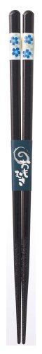 食洗箸 とんぼ玉元禄桜 23cm 青 180227