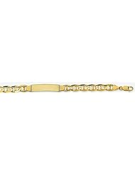 8.5mm 14k Mariner Gold ID Bracelet 8.5"
