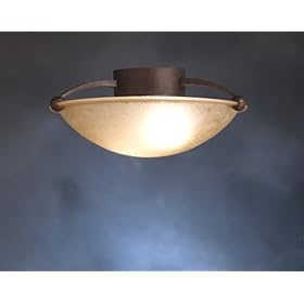 Tannery Bronze 15 Wide Ceiling Light Fixture by Kichler