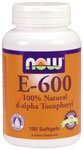 E-600 by NOW Foods - (600IU - 100 Softgels)
