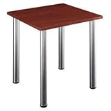 Square Table In Hansen Cherry Finish By Bush Furniture